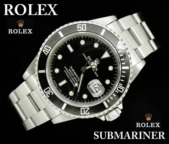 Steel Rolex Submariner Date ref 16610 box & papers