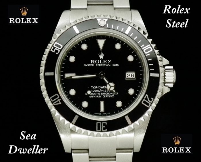 Mint Stainless Steel Rolex Sea-Dweller Rolex ref 16600T