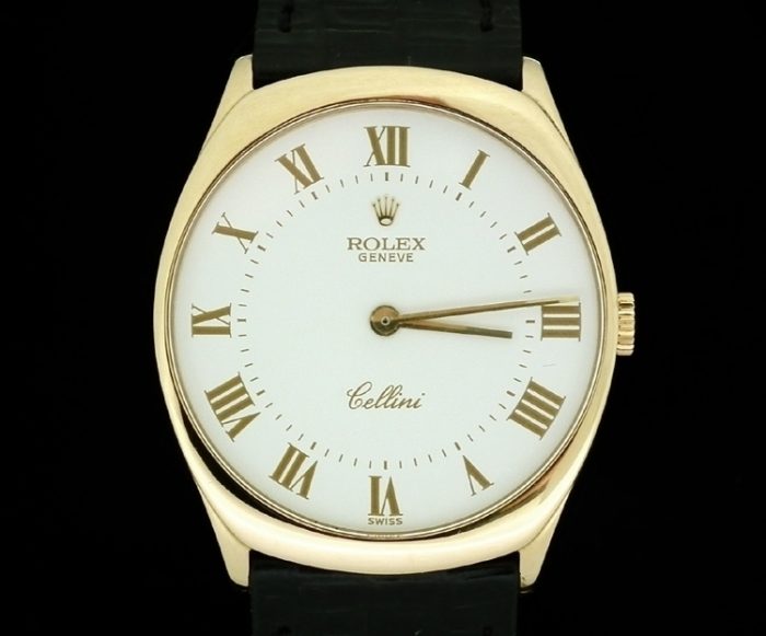 18ct Gold Gents superb classic Rolex Cellini