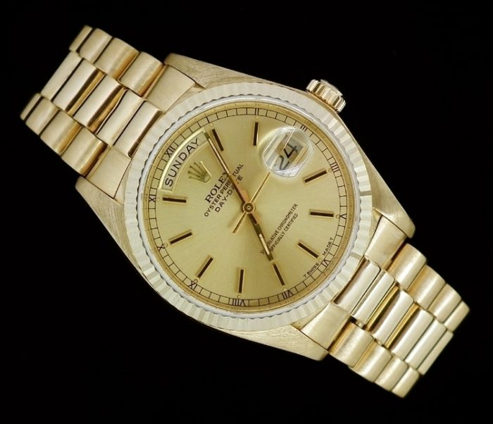 Bargain 18ct Gold Rolex Day Date President with Rolex Box