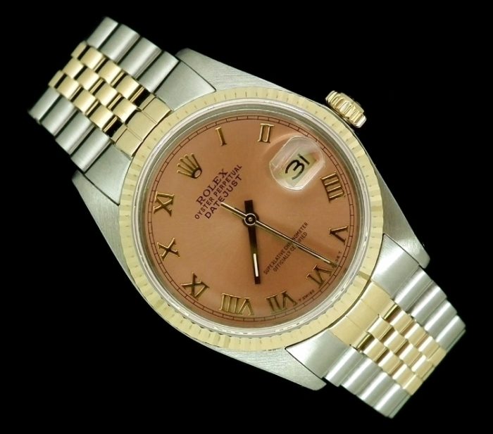 Steel & Gold classic ments Rolex Datejust Roman hours