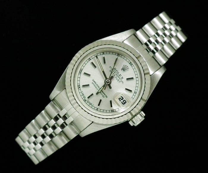 Stainless steel ladies Silver dial Rolex Datejust