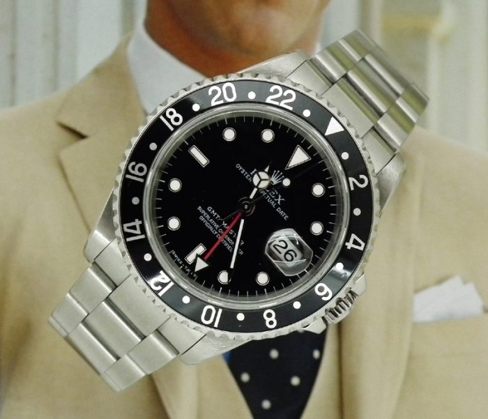 Steel Rolex GMT Master ref 16700 with box & papers
