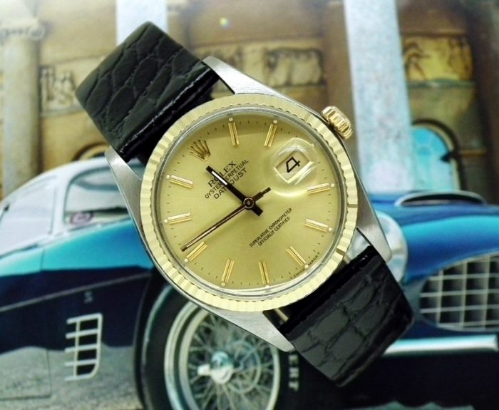 Steel & Gold gents classic Rolex Datejust 16013