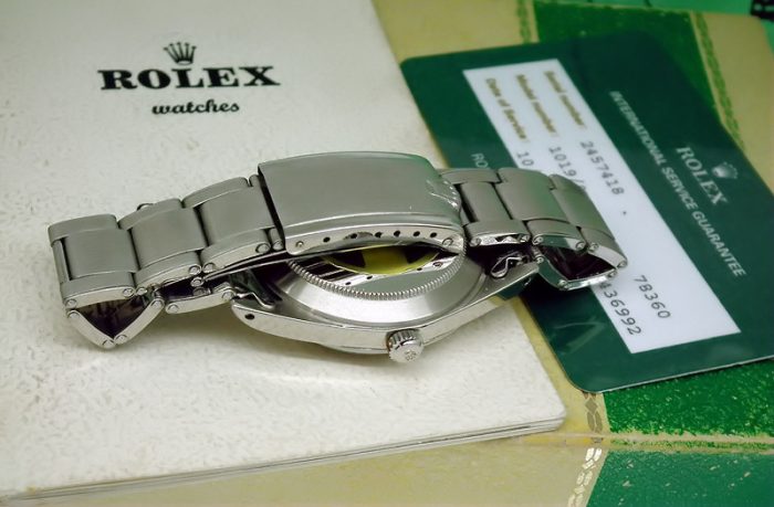 Mint rare Rolex Milgauss ref 1019 box & papers