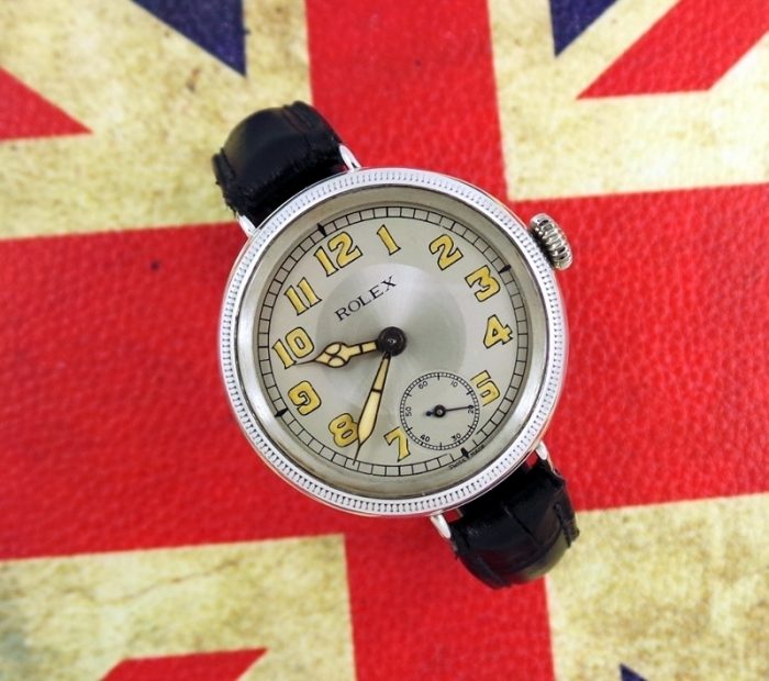 Stunning mint 1915 WW1 Rolex Officers trench watch