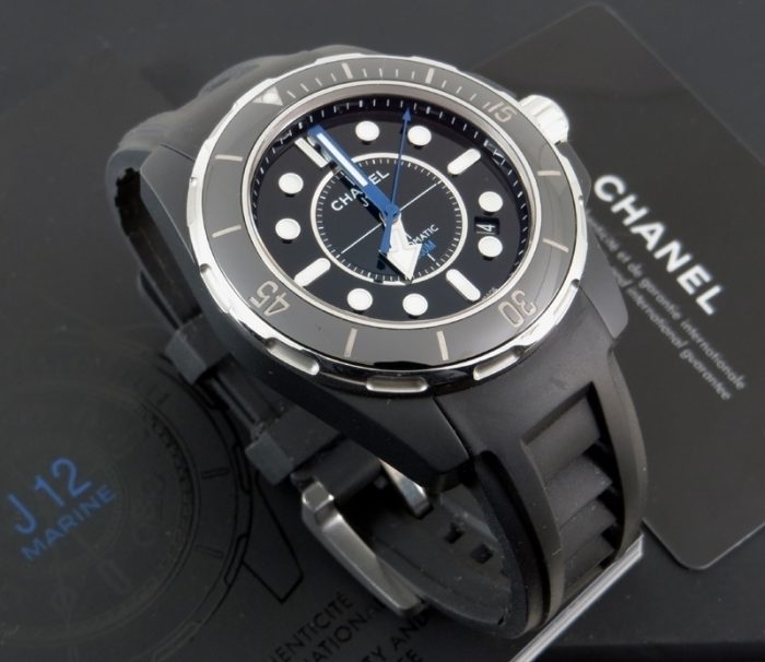 As new 2013 Chanel J12 Marine with box & papers