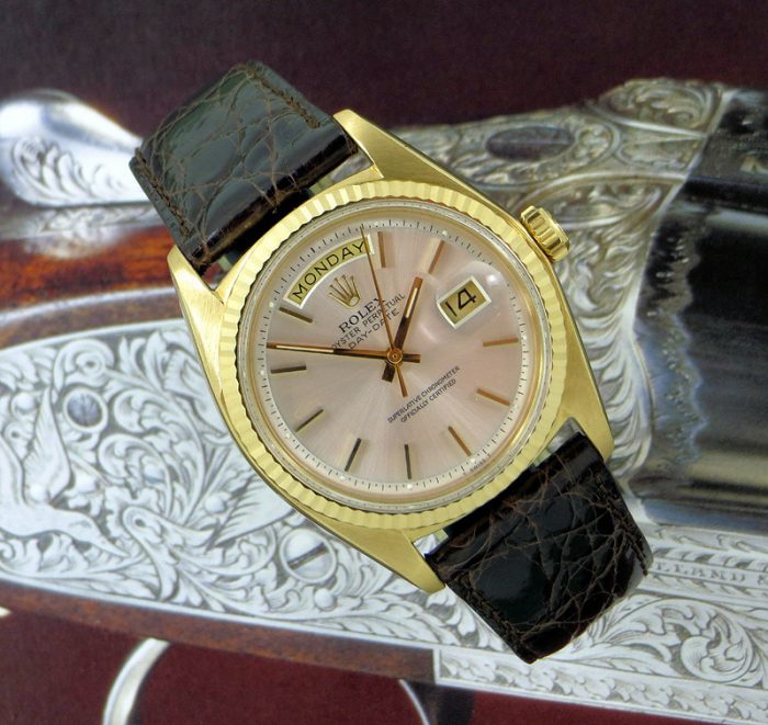 Mint 18ct Gold Rolex Day-Date ref 1803 with special dial