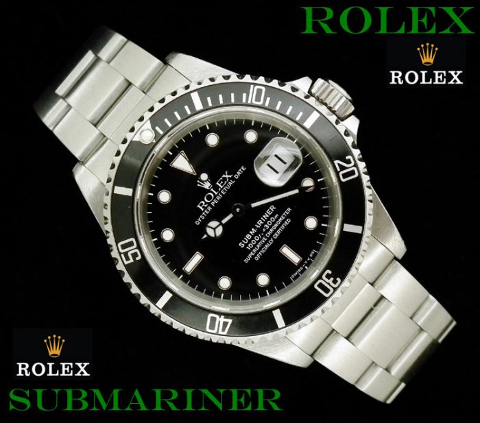 Superb Stainless Steel Rolex Oyster Submariner date
