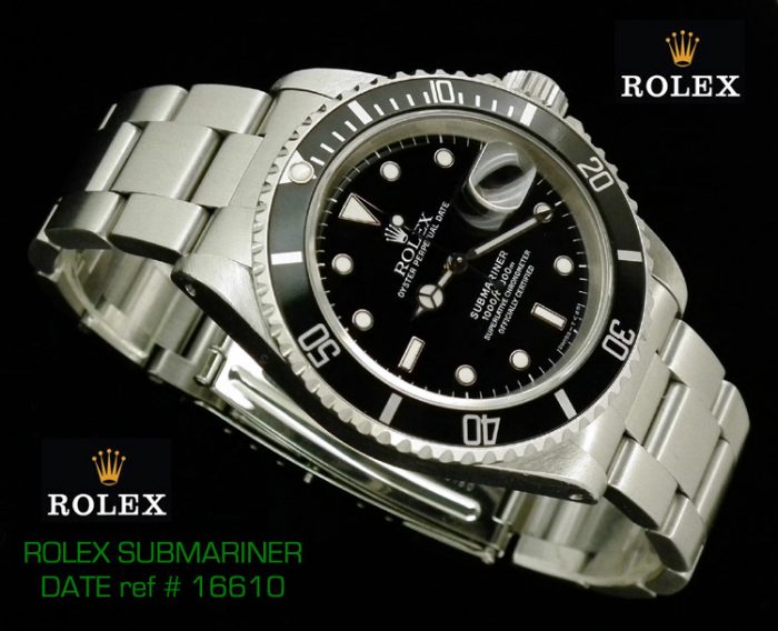 Superb Stainless Steel Rolex Oyster Submariner date