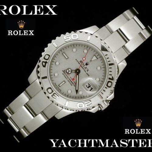 Superb ladies Steel & Platinum Rolex Yachtmaster