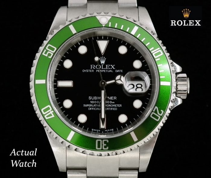 Mint Rolex Submariner Anniversary with Rolex box & papers