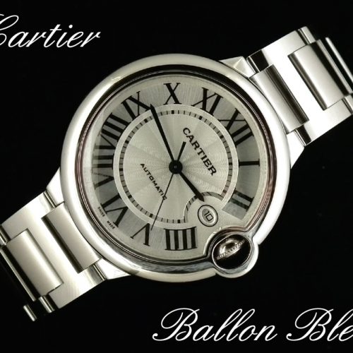 As new bargain 2011 Steel gents Cartier Ballon Bleu
