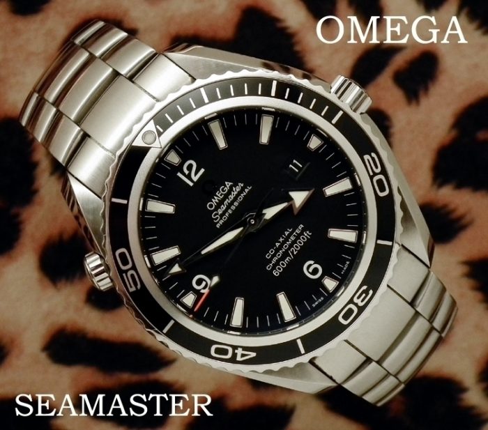 Mint XL Omega Seamaster ref 2200.50.00 box & docs
