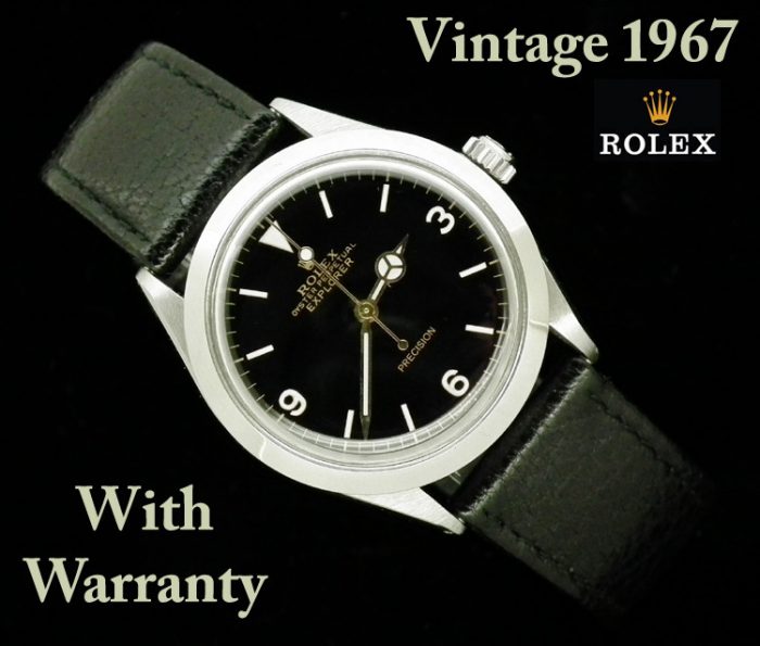 Rare 1967 vintage Rolex Explorer ref 5500 mint condition