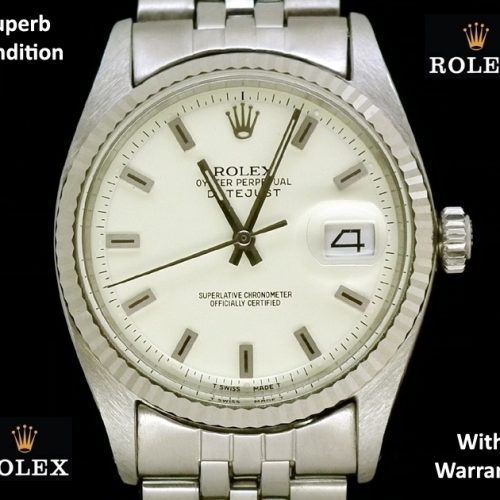 Vintage Steel mens Rolex Oyster Perpetual Datejust 1967