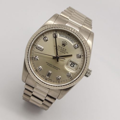 Gents 18ct White Gold Rolex Day-date 118239