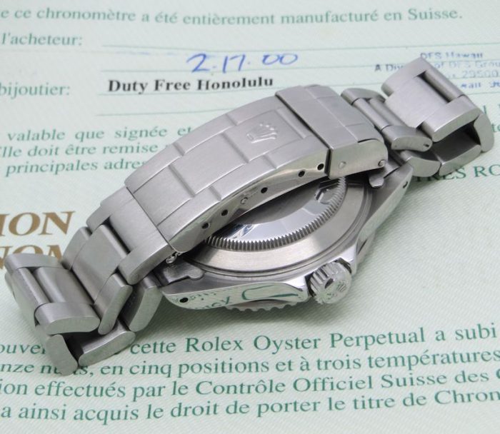 Rolex Submariner date with Rolex Papers