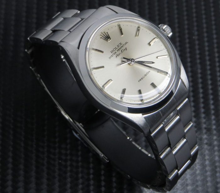 Gents Stainless Steel Rolex Oyster Perpetual Air King With Silver Dial