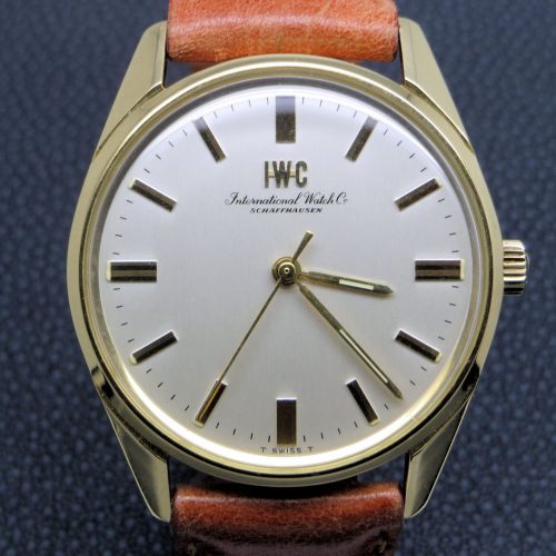 Gents 18ct gold IWC