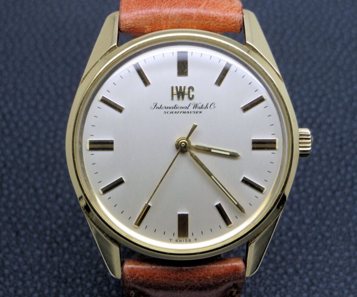 Gents 18ct gold IWC