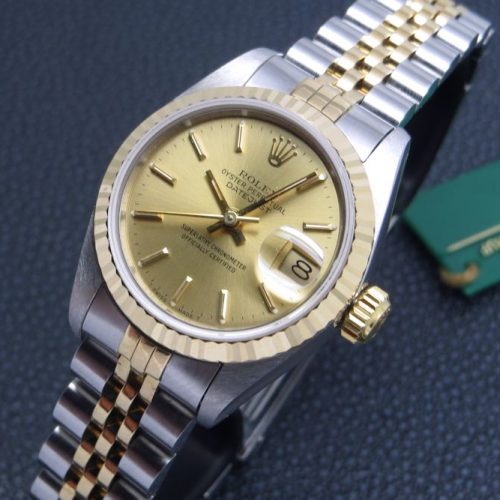 Stainless steel and 18ct gold Ladies Rolex Datejust