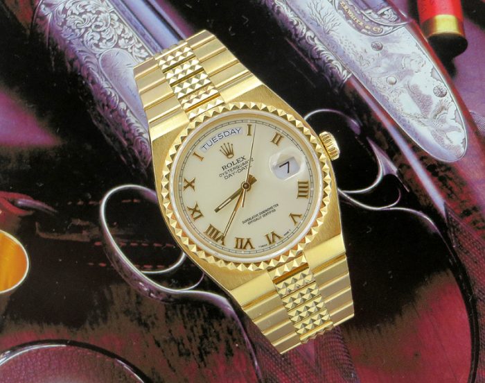 Rare 18ct gold Rolex OysterQuartz Day Date