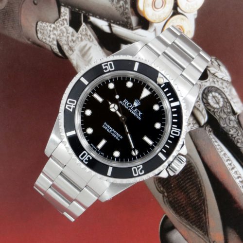 A mint stainless steel Non-Date Rolex Submariner ref 14060